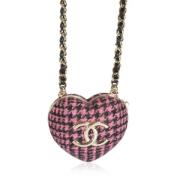 Chanel Vintage Pre-owned Tyg halsband Multicolor, Dam