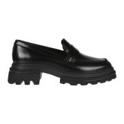 Hogan Stiliga Loafers för Män Black, Dam