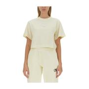 Off White Pil Pärlor T-shirt Beige, Dam