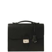 Hermès Vintage Pre-owned Canvas handvskor Black, Dam