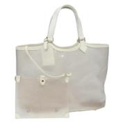 Louis Vuitton Vintage Pre-owned Tyg louis-vuitton-vskor White, Dam