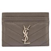 Yves Saint Laurent Vintage Pre-owned Laeder plnbcker Gray, Dam