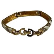 Dior Vintage Pre-owned Metall armband Yellow, Dam