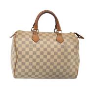 Louis Vuitton Vintage Pre-owned Canvas louis-vuitton-vskor Beige, Dam