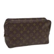 Louis Vuitton Vintage Pre-owned Canvas kuvertvskor Brown, Dam