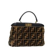 Fendi Vintage Pre-owned Canvas fendi-vskor Brown, Dam