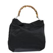 Gucci Vintage Pre-owned Nylon gucci-vskor Black, Dam