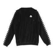 Kappa Asper Dam Hoodie Svart/Vit Black, Dam