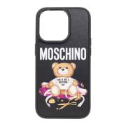 Moschino iPhone 14 Pro Max fodral Black, Dam