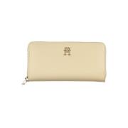 Tommy Hilfiger Beige Polyester Plånbok med 5 Fack Beige, Dam