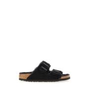 Birkenstock Mocka Sommar Sliders för Kvinnor Black, Dam