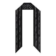 Dolce & Gabbana Sidenscarf Black, Dam