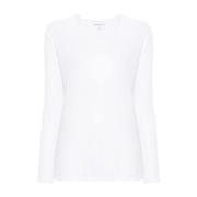 James Perse Hög Mätare Jersey Långärmad T-shirt White, Dam