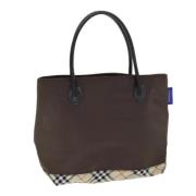 Burberry Vintage Pre-owned Nylon handvskor Brown, Dam