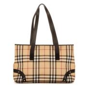 Burberry Vintage Pre-owned Canvas totevskor Beige, Dam