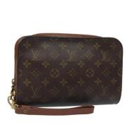 Louis Vuitton Vintage Pre-owned Canvas kuvertvskor Brown, Dam