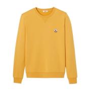 Jott Gul Sweatshirt - Rund Hals Långärmad Yellow, Herr