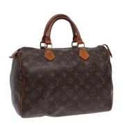 Louis Vuitton Vintage Pre-owned Canvas louis-vuitton-vskor Brown, Dam