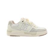 Gant Vita Läder Mesh Sneakers Beige, Dam