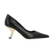 Michael Kors Svart Mid Pump Luna Stil Black, Dam