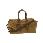 Prada Vintage Pre-owned Nylon prada-vskor Brown, Dam