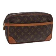 Louis Vuitton Vintage Pre-owned Canvas kuvertvskor Brown, Dam