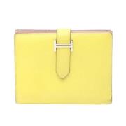 Hermès Vintage Pre-owned Laeder plnbcker Yellow, Dam