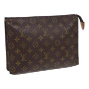 Louis Vuitton Vintage Pre-owned Canvas necessrer Brown, Dam