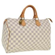 Louis Vuitton Vintage Pre-owned Canvas louis-vuitton-vskor Beige, Dam