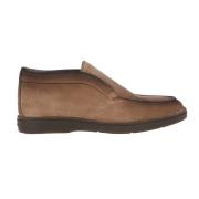 Santoni Dragon Slip-On Loafers Brown, Herr