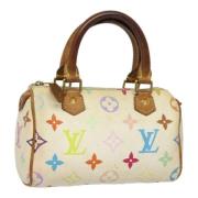 Louis Vuitton Vintage Pre-owned Canvas louis-vuitton-vskor White, Dam