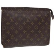 Louis Vuitton Vintage Pre-owned Canvas necessrer Brown, Dam