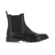 Cult Svart Läder Chelsea Boot Kvinna Black, Dam