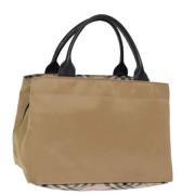 Burberry Vintage Pre-owned Nylon handvskor Beige, Dam