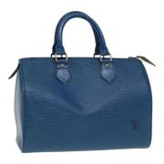 Louis Vuitton Vintage Pre-owned Laeder louis-vuitton-vskor Blue, Dam