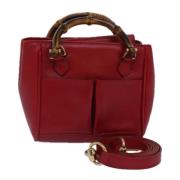 Gucci Vintage Pre-owned Laeder handvskor Red, Dam