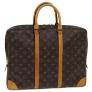 Louis Vuitton Vintage Pre-owned Canvas louis-vuitton-vskor Brown, Dam