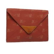 Louis Vuitton Vintage Pre-owned Laeder kuvertvskor Orange, Dam