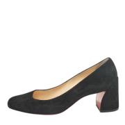 Christian Louboutin Pre-owned Pre-owned Mocka klackskor Black, Dam