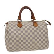 Louis Vuitton Vintage Pre-owned Canvas louis-vuitton-vskor Beige, Dam