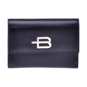 Baldinini Wallet in black leather Black, Dam