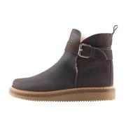 Nature Footwear Vigga Fodrad Stövel Nubuck Gray, Dam