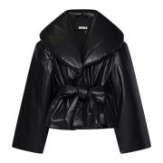 Rotate Birger Christensen Svarta Rockar med Bred Shawlkrage Black, Dam