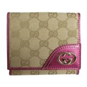 Gucci Vintage Pre-owned Laeder plnbcker Beige, Dam