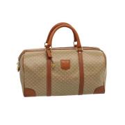 Celine Vintage Pre-owned Canvas handvskor Brown, Dam