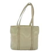 Prada Vintage Pre-owned Nylon prada-vskor Beige, Dam