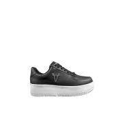 Windsor Smith Svart Bull Head Läder Sneakers Black, Dam