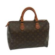 Louis Vuitton Vintage Pre-owned Canvas louis-vuitton-vskor Brown, Dam