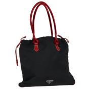 Prada Vintage Pre-owned Nylon totevskor Black, Dam