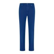 Kiton Slim Fit Bomull Denim Byxor Blue, Herr